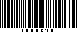 Código de barras (EAN, GTIN, SKU, ISBN): '9990000031009'