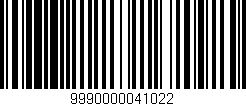 Código de barras (EAN, GTIN, SKU, ISBN): '9990000041022'