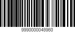Código de barras (EAN, GTIN, SKU, ISBN): '9990000048960'