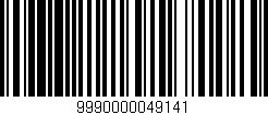 Código de barras (EAN, GTIN, SKU, ISBN): '9990000049141'