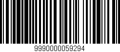 Código de barras (EAN, GTIN, SKU, ISBN): '9990000059294'