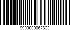 Código de barras (EAN, GTIN, SKU, ISBN): '9990000067633'