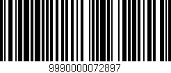Código de barras (EAN, GTIN, SKU, ISBN): '9990000072897'