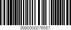 Código de barras (EAN, GTIN, SKU, ISBN): '9990000076567'