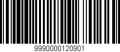 Código de barras (EAN, GTIN, SKU, ISBN): '9990000120901'
