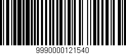 Código de barras (EAN, GTIN, SKU, ISBN): '9990000121540'