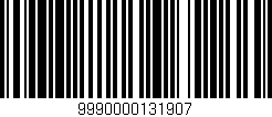 Código de barras (EAN, GTIN, SKU, ISBN): '9990000131907'