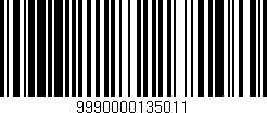 Código de barras (EAN, GTIN, SKU, ISBN): '9990000135011'