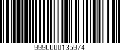 Código de barras (EAN, GTIN, SKU, ISBN): '9990000135974'