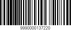 Código de barras (EAN, GTIN, SKU, ISBN): '9990000137220'