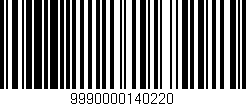 Código de barras (EAN, GTIN, SKU, ISBN): '9990000140220'