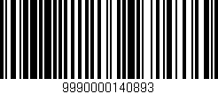 Código de barras (EAN, GTIN, SKU, ISBN): '9990000140893'