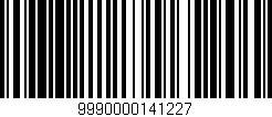 Código de barras (EAN, GTIN, SKU, ISBN): '9990000141227'