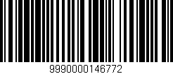 Código de barras (EAN, GTIN, SKU, ISBN): '9990000146772'