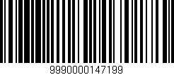Código de barras (EAN, GTIN, SKU, ISBN): '9990000147199'