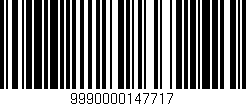 Código de barras (EAN, GTIN, SKU, ISBN): '9990000147717'
