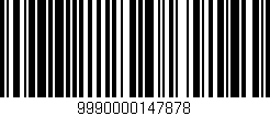 Código de barras (EAN, GTIN, SKU, ISBN): '9990000147878'