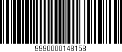 Código de barras (EAN, GTIN, SKU, ISBN): '9990000148158'