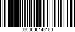 Código de barras (EAN, GTIN, SKU, ISBN): '9990000148189'