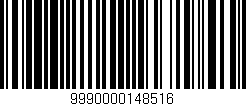Código de barras (EAN, GTIN, SKU, ISBN): '9990000148516'