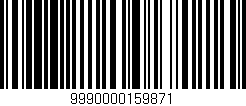 Código de barras (EAN, GTIN, SKU, ISBN): '9990000159871'