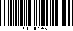 Código de barras (EAN, GTIN, SKU, ISBN): '9990000165537'