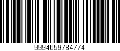 Código de barras (EAN, GTIN, SKU, ISBN): '9994659784774'