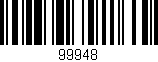 Código de barras (EAN, GTIN, SKU, ISBN): '99948'