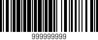 Código de barras (EAN, GTIN, SKU, ISBN): '999999999'