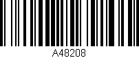 Código de barras (EAN, GTIN, SKU, ISBN): 'A48208'