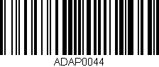 Código de barras (EAN, GTIN, SKU, ISBN): 'ADAP0044'