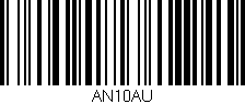 Código de barras (EAN, GTIN, SKU, ISBN): 'AN10AU'