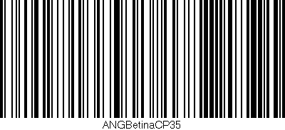 Código de barras (EAN, GTIN, SKU, ISBN): 'ANGBetinaCP35'
