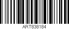 Código de barras (EAN, GTIN, SKU, ISBN): 'ART838184'