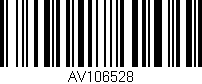 Código de barras (EAN, GTIN, SKU, ISBN): 'AV106528'