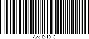Código de barras (EAN, GTIN, SKU, ISBN): 'Avx10x1013'