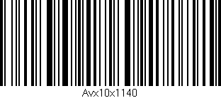 Código de barras (EAN, GTIN, SKU, ISBN): 'Avx10x1140'