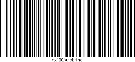 Código de barras (EAN, GTIN, SKU, ISBN): 'Ax100Autobrilho'