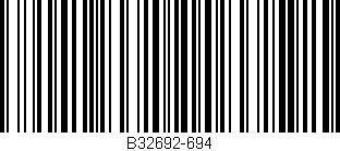 Código de barras (EAN, GTIN, SKU, ISBN): 'B32692-694'