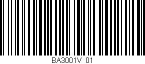 Código de barras (EAN, GTIN, SKU, ISBN): 'BA3001V/01'
