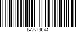 Código de barras (EAN, GTIN, SKU, ISBN): 'BAR78044'