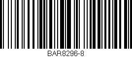 Código de barras (EAN, GTIN, SKU, ISBN): 'BAR8296-8'