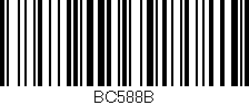 Código de barras (EAN, GTIN, SKU, ISBN): 'BC588B'