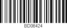 Código de barras (EAN, GTIN, SKU, ISBN): 'BD06424'