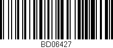 Código de barras (EAN, GTIN, SKU, ISBN): 'BD06427'