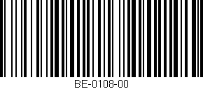 Código de barras (EAN, GTIN, SKU, ISBN): 'BE-0108-00'