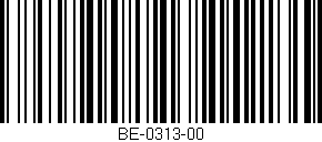 Código de barras (EAN, GTIN, SKU, ISBN): 'BE-0313-00'