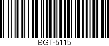 Código de barras (EAN, GTIN, SKU, ISBN): 'BGT-5115'