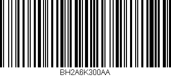 Código de barras (EAN, GTIN, SKU, ISBN): 'BH2A6K300AA'