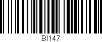 Código de barras (EAN, GTIN, SKU, ISBN): 'BI147'